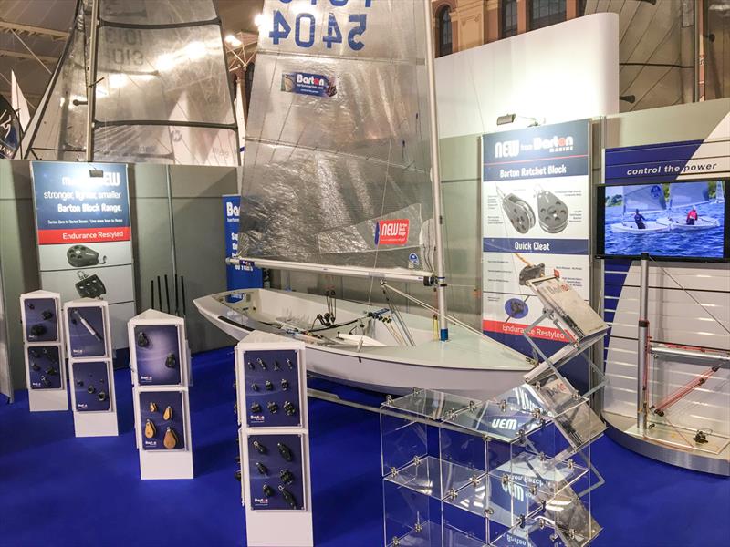 Barton Marine's stand at the 2019 RYA Dinghy Show photo copyright Barton Marine taken at RYA Dinghy Show and featuring the  class