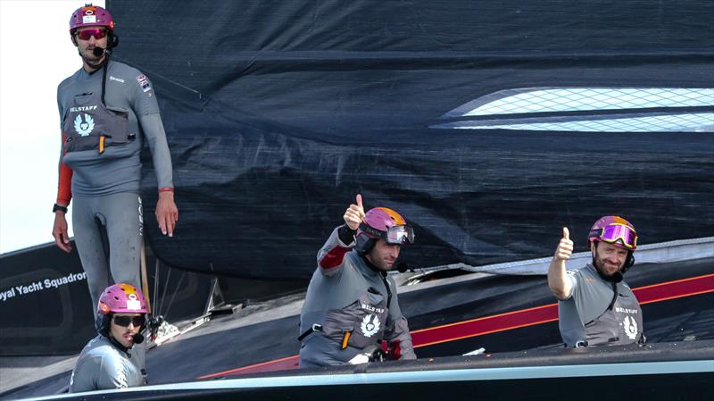 INEOS TEAM UK's Britannia racing in the PRADA Cup - photo © Richard Gladwell / Sail-World.com