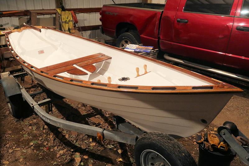 Beginning to look like a boat ready to sail - restoration of 'Windward', including Barton blocks - photo © Barton Marine