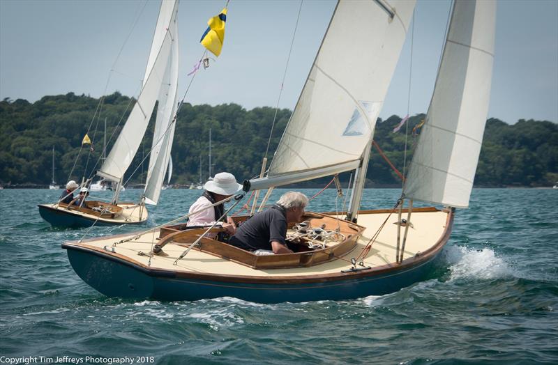 Bembridge One Designs capture some wind on day 2 of Cowes Classics Week - photo © Tim Jeffreys Photography