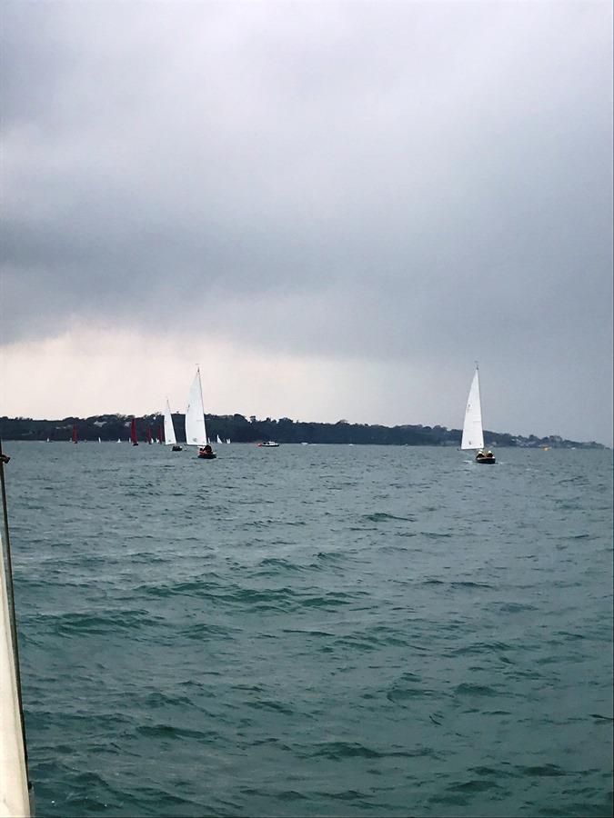 Early May Bank Holiday Bembridge Redwing & One-Design racing photo copyright Jos Coad taken at Bembridge Sailing Club and featuring the Bembridge One Design class