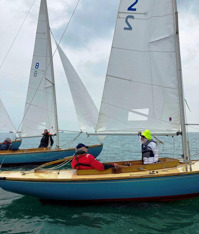 Early May bank holiday keelboats race at Bembridge photo copyright Rob Mathieson taken at Bembridge Sailing Club and featuring the Bembridge One Design class