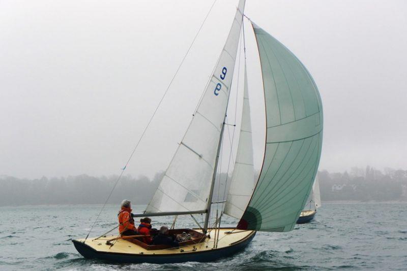 Easter Sunday at Bembridge, testing the experimental BOD spinnaker - photo © Mike Samuelson