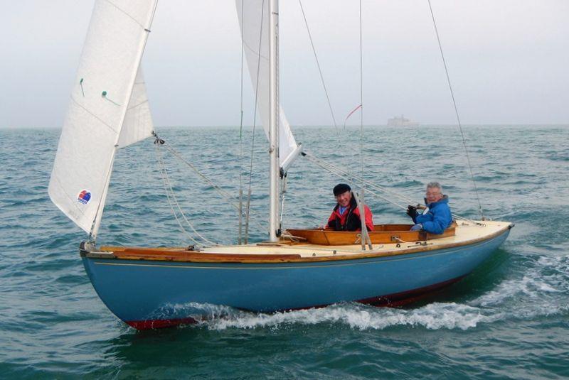 Easter Sunday at Bembridge racing in the BOD fleet photo copyright Mike Samuelson taken at Bembridge Sailing Club and featuring the Bembridge One Design class