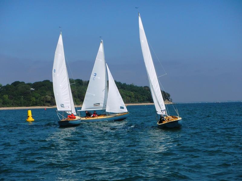 Bembridge One Designs on Sunday 19th May photo copyright Mike Samuelson taken at Bembridge Sailing Club and featuring the Bembridge One Design class