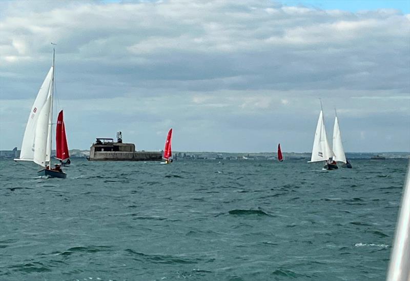 Bembridge Sailing Club Early May Bank Holiday Keelboat Racing photo copyright Jos Coad taken at Bembridge Sailing Club and featuring the Bembridge One Design class