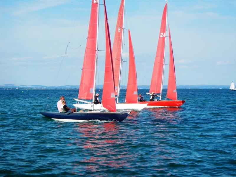 First races of the summer over the weekend for the Bembridge fleets photo copyright Mike Samuelson taken at Bembridge Sailing Club and featuring the Bembridge Redwing class