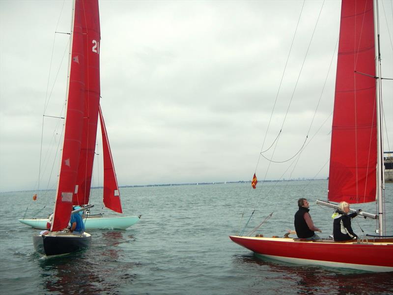 Final weekend of the 2021 Bembridge Keelboat Season photo copyright Mike Samuelson taken at Bembridge Sailing Club and featuring the Bembridge Redwing class