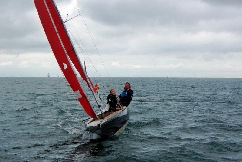 Bembridge SC Keelboat Racing in August 2021 photo copyright Mike Samuelson taken at Bembridge Sailing Club and featuring the Bembridge Redwing class