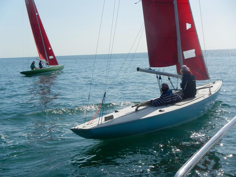 A weekend of two halves for the Bembridge keelboats photo copyright Mike Samuelson taken at Bembridge Sailing Club and featuring the Bembridge Redwing class