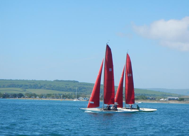 A weekend of two halves for the Bembridge keelboats photo copyright Mike Samuelson taken at Bembridge Sailing Club and featuring the Bembridge Redwing class