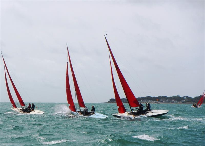 Cracking racing for the Bembridge Redwings on 24th & 25th June - photo © Mike Samuelson