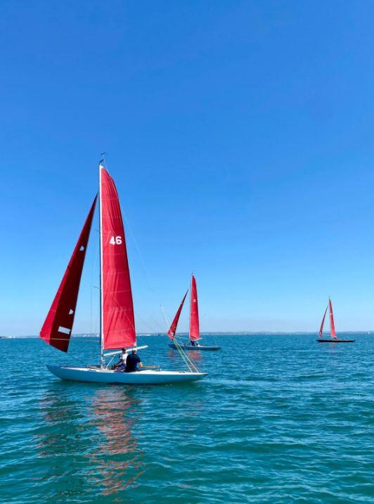 Sunshine and breeze for the Bembridge keelboats over the weekend photo copyright Rosie Gosling taken at Bembridge Sailing Club and featuring the Bembridge Redwing class