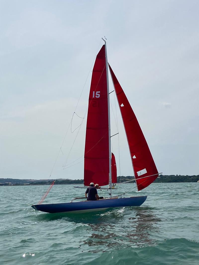 The beautifully rebuilt Bembridge Redwing Ibis  photo copyright Rob Mathieson taken at Bembridge Sailing Club and featuring the Bembridge Redwing class