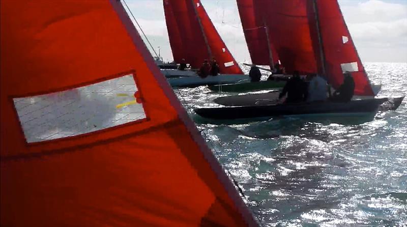 Bembridge keelboat racing over the weekend photo copyright Mike Samuelson taken at Bembridge Sailing Club and featuring the Bembridge Redwing class