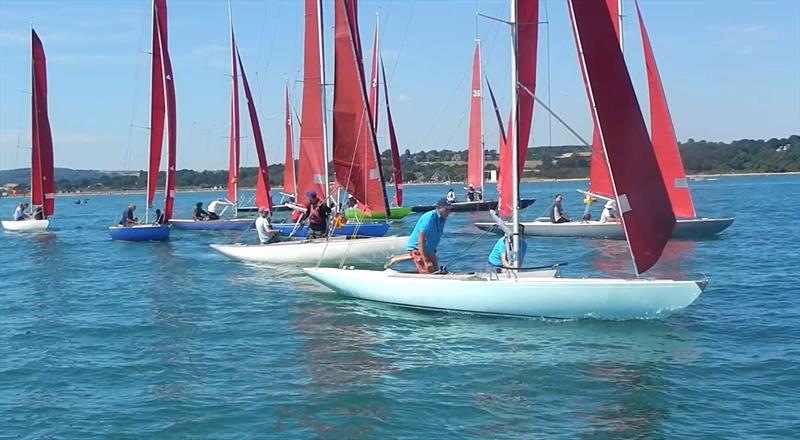 Bembridge Keelboat Racing - 29th July 2022 photo copyright Mike Samuelson taken at Bembridge Sailing Club and featuring the Bembridge Redwing class