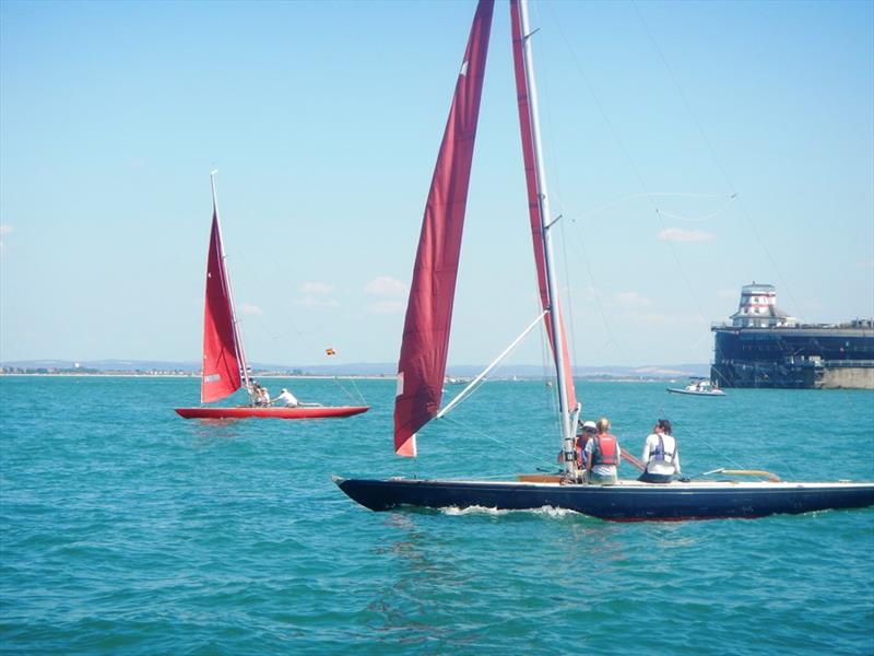 Bembridge Keelboat Racing - 29th July 2022 photo copyright Mike Samuelson taken at Bembridge Sailing Club and featuring the Bembridge Redwing class