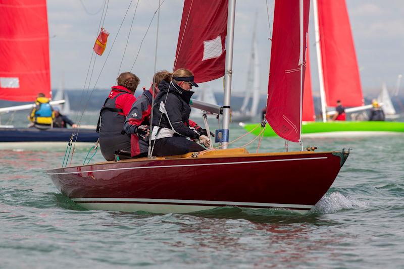 Cowes Week day 6 photo copyright Martin Augustus / www.sailingimages.co.uk taken at Cowes Combined Clubs and featuring the Bembridge Redwing class