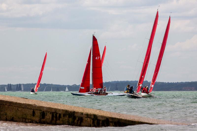 Cowes Week day 6 photo copyright Martin Augustus / www.sailingimages.co.uk taken at Cowes Combined Clubs and featuring the Bembridge Redwing class