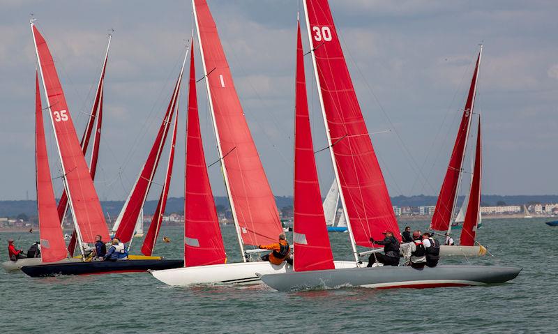 Cowes Week day 6 photo copyright Martin Augustus / www.sailingimages.co.uk taken at Cowes Combined Clubs and featuring the Bembridge Redwing class