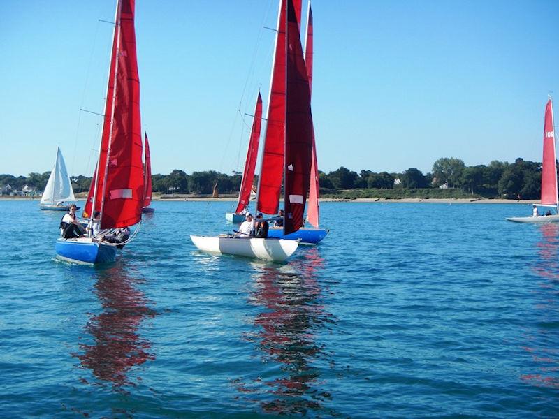 Bembridge keelboat racing - 8th August 2022 photo copyright Mike Samuelson taken at Bembridge Sailing Club and featuring the Bembridge Redwing class