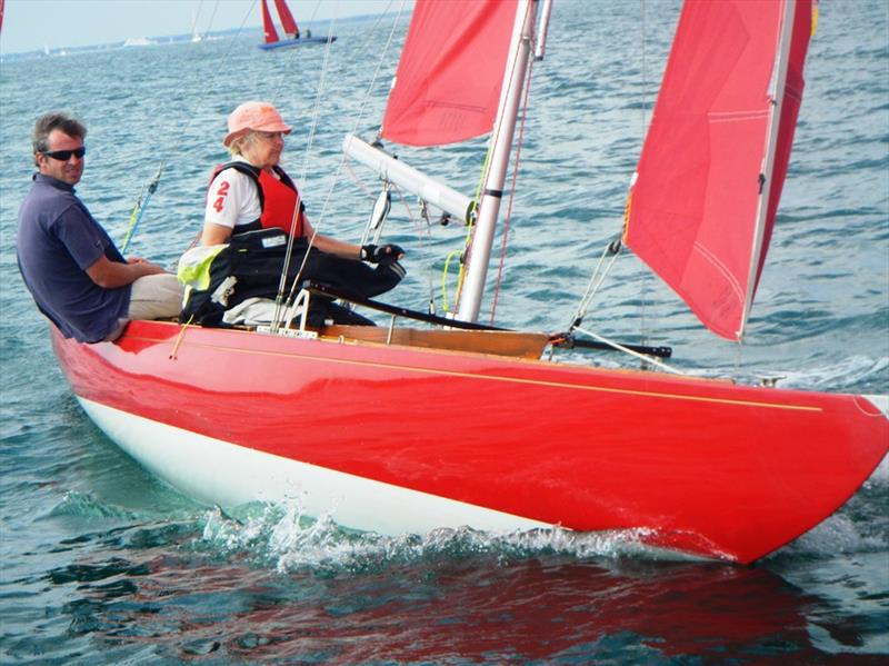 Bembridge August Bank Holiday Keelboat Racing photo copyright Mike Samuelson taken at Bembridge Sailing Club and featuring the Bembridge Redwing class