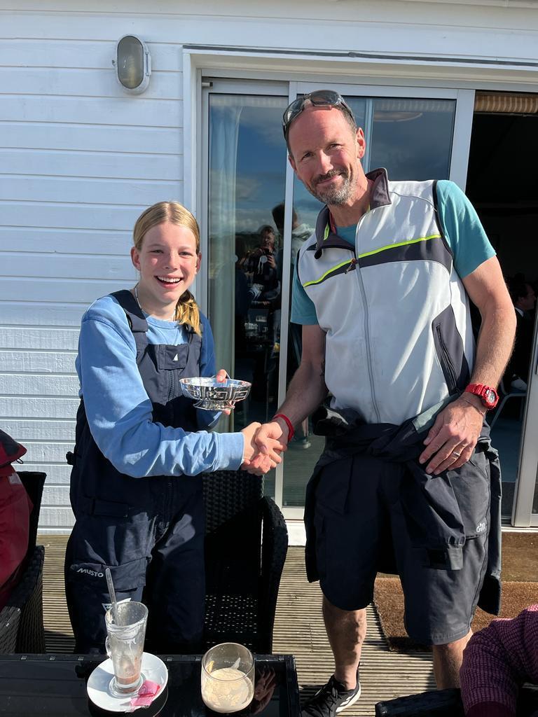 Bembridge SC Keelboat Racing - NP winner Annie Clegg photo copyright Bembridge SC taken at Bembridge Sailing Club and featuring the Bembridge Redwing class