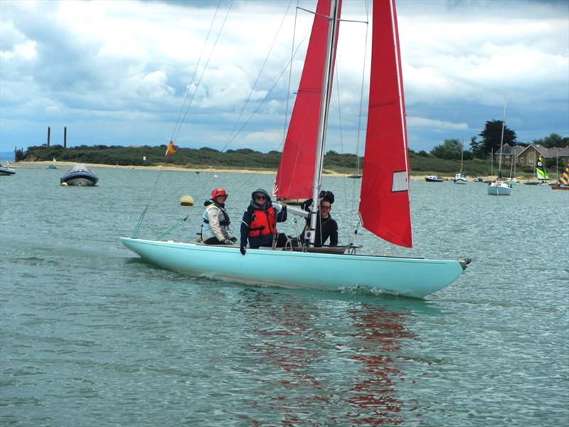 Bembridge Redwing 'Edwardian' race for the Bembridge Harbour Trophy photo copyright Mike Samuelson taken at Bembridge Sailing Club and featuring the Bembridge Redwing class
