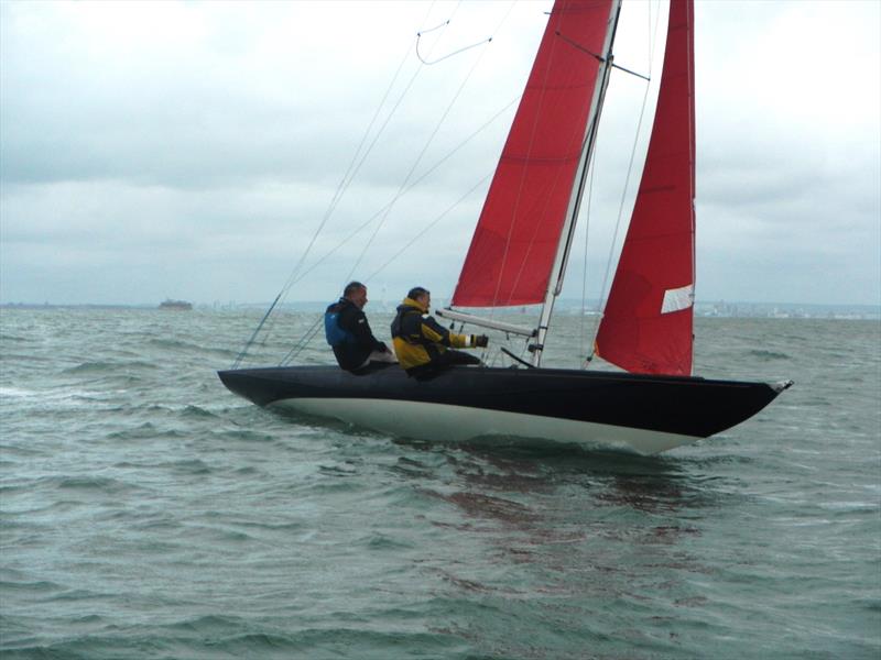 Bembridge Sailing Club mid-July Daily Keelboat Racing - 20th July 2025 photo copyright Mike Samuelson taken at Bembridge Sailing Club and featuring the Bembridge Redwing class