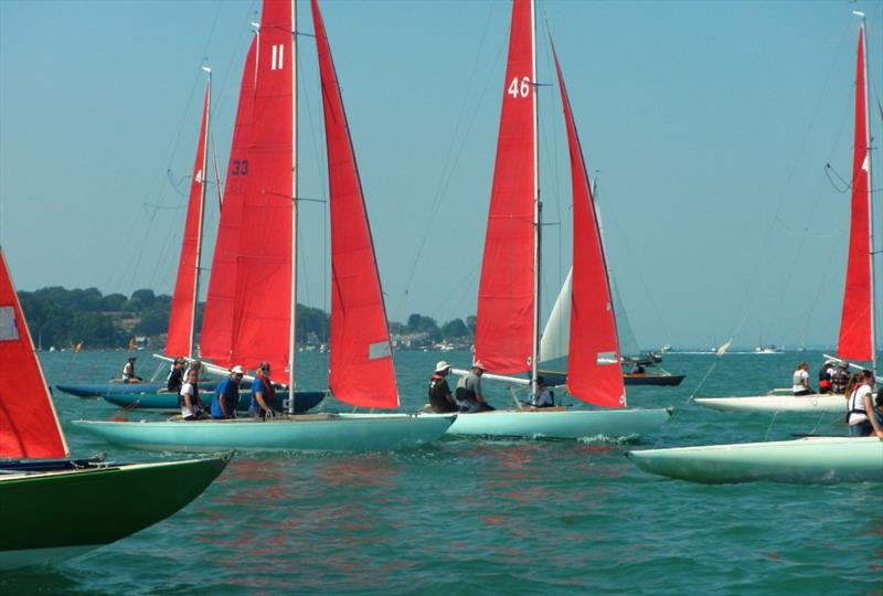 Redwing Youth Nationals at Bembridge, alongside club keelboat racing - photo © Mike Samuelson