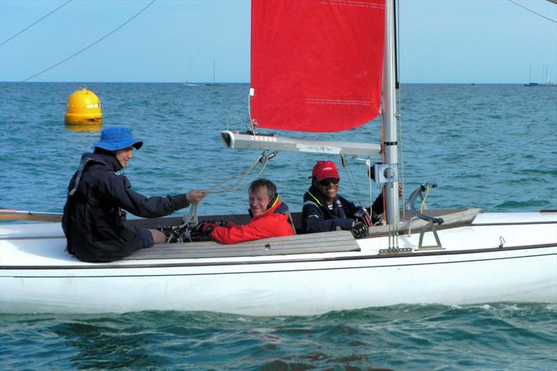 Redwing Youth Nationals at Bembridge, alongside club keelboat racing - photo © Mike Samuelson