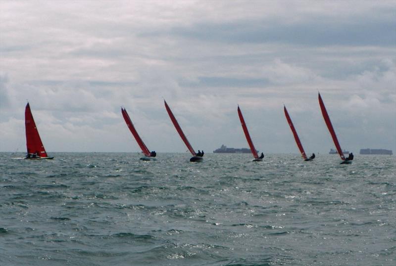 Bembridge SC Keelboat Racing on 30th August 2026 photo copyright Mike Samuelson taken at Bembridge Sailing Club and featuring the Bembridge Redwing class