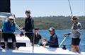 The great Wendy Tuck with the tiller of the new First 30 – now just try to get it back! - 2025 Beneteau Cup