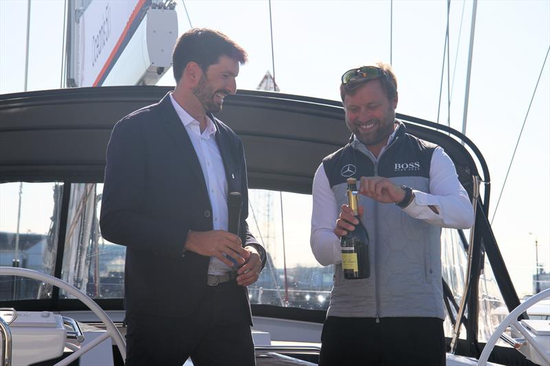 Alex Thomson during the Beneteau Oceanis 51.1 UK launch photo copyright Mark Jardine / YachtsandYachting.com taken at  and featuring the Beneteau class