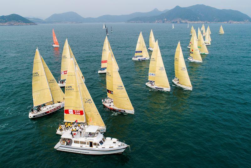 Day 1's Passage Race in the China Cup International Regatta 2018 photo copyright China Cup / Studio Borlenghi taken at  and featuring the Beneteau class