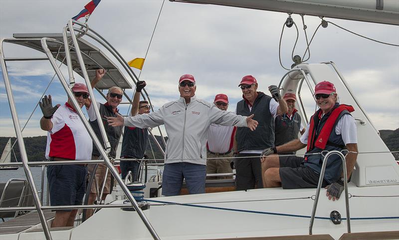 Mr Incredibly good guy, Ivor Burgess, and the crew of Still Dangerous (which they are). - photo © John Curnow