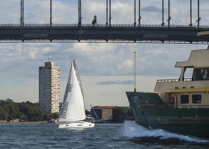 Power to give way to sail, or might is right! No problem, as you have control even at low wind velocities - Beneteau Oceanis 40.1 photo copyright John Curnow taken at Cruising Yacht Club of Australia and featuring the Beneteau class