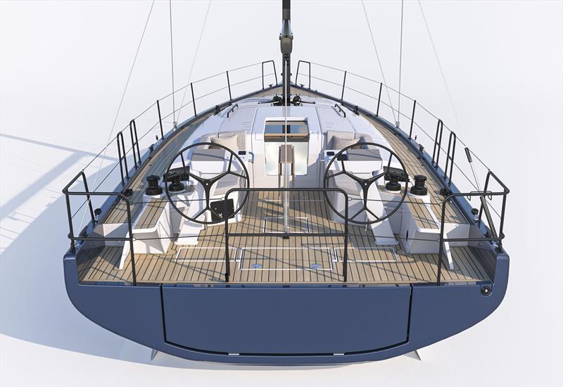 Standard deck layout - Beneteau First 44 - photo © Beneteau