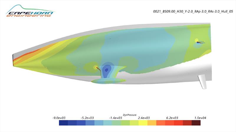 CFD Analysis - chill pressure - Beneteau First 44 photo copyright Beneteau taken at  and featuring the Beneteau class