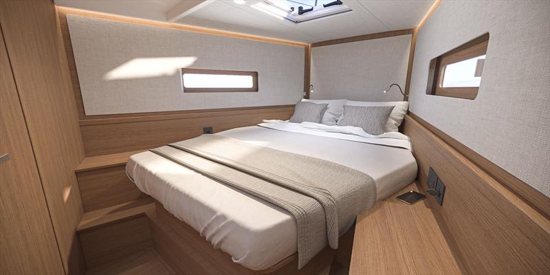 For'ard Master Stateroom Beneteau First 44 photo copyright Beneteau taken at  and featuring the Beneteau class