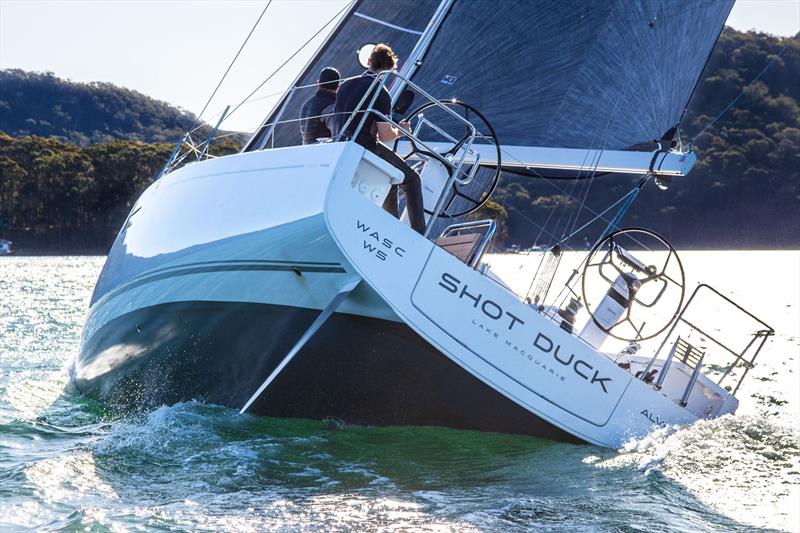 Super flat planing section dominates the rear half of the hull form of the Beneteau First 36 - photo © John Curnow