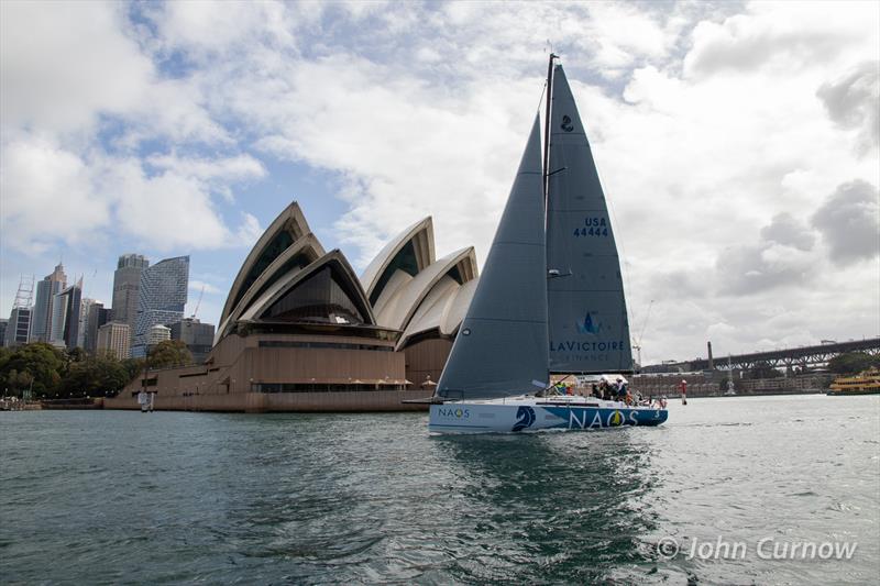 Tall, carbon fibre Performance rig gets the boat going early in the range.. photo copyright John Curnow taken at Cruising Yacht Club of Australia and featuring the Beneteau class