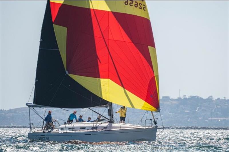 Mike Whalen will compete on April 26th in his 50th N2E aboard Ramble On, A Beneteau 44.7, shown here at Long Beach Race Week photo copyright Lisa Bronitt taken at  and featuring the Beneteau class