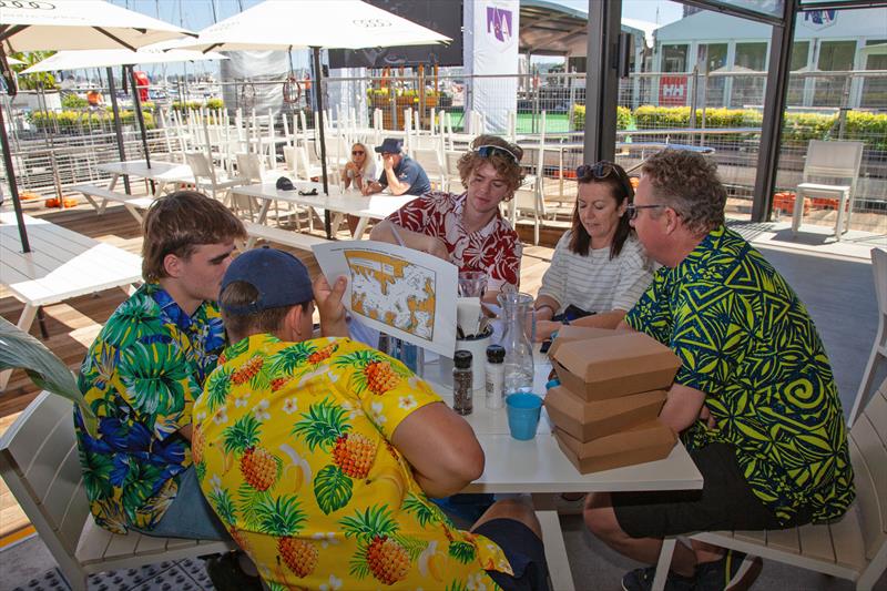 Shirts maketh the day, and they knew where they were going too! - 2025 Beneteau Cup photo copyright John Curnow taken at Cruising Yacht Club of Australia and featuring the Beneteau class