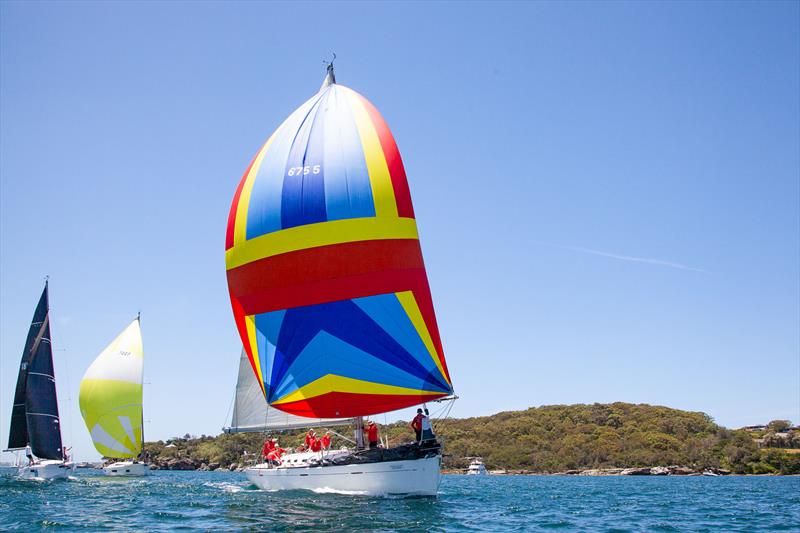 Retro kites rule, OK! - 2025 Beneteau Cup photo copyright John Curnow taken at Cruising Yacht Club of Australia and featuring the Beneteau class