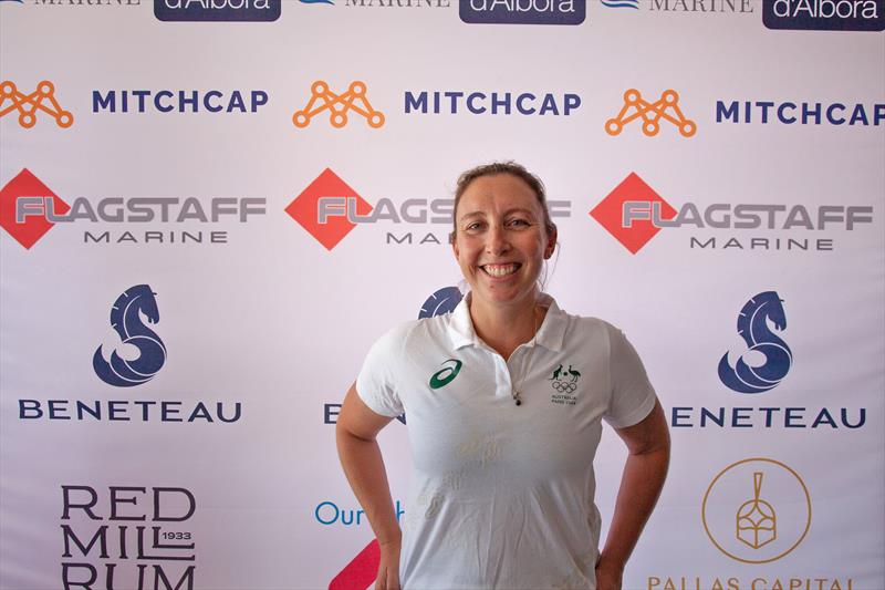 Olympic Silver Medallist, Olivia Price, gave a brilliant warm up speech ahead of racing - 2025 Beneteau Cup photo copyright John Curnow taken at Cruising Yacht Club of Australia and featuring the Beneteau class