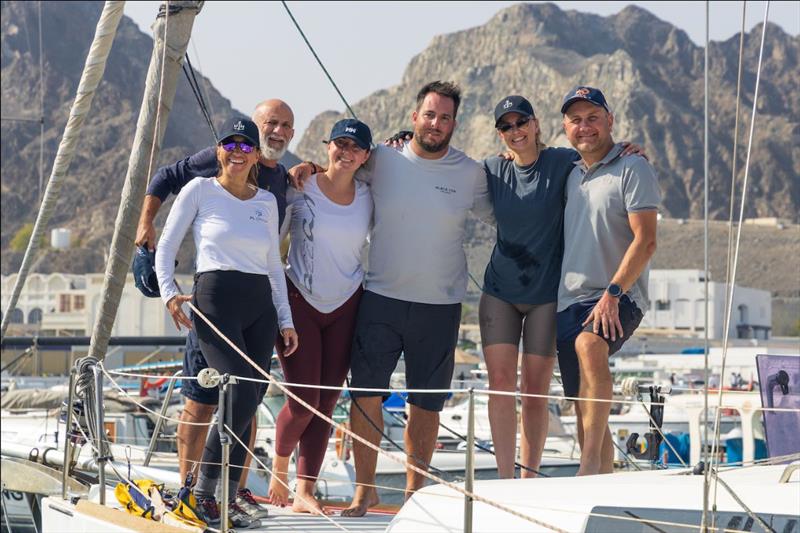Azzan's crew in Marina Bandar Al Rowdha - photo © Mikey Brignall / DOSC / Sarozz Jung