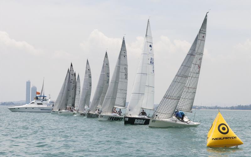 Day 2 at the 2017 Top of the Gulf Regatta photo copyright Guy Nowell taken at Ocean Marina Yacht Club and featuring the Platu 25 class