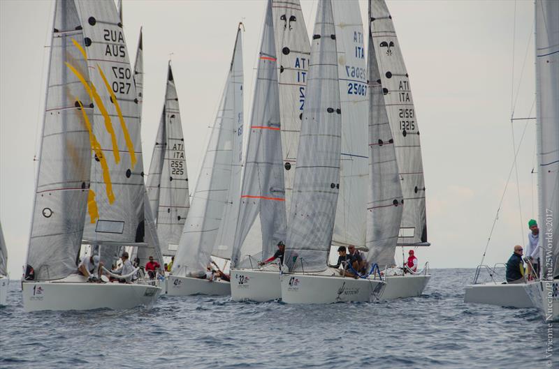 Platu25 Worlds at Mondello, Italy day 1 photo copyright Vivienne Nuccio / Platu 25 Worlds 2017 taken at Velaclub Palermo and featuring the Platu 25 class