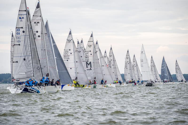 Race start at the Platu 25 World Championship photo copyright Augustas Didz?galvis taken at  and featuring the Platu 25 class